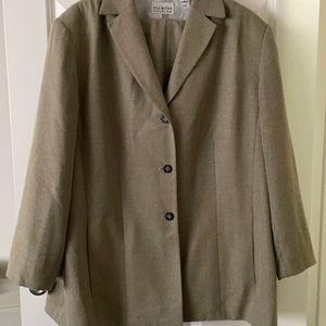 Villager Woman Olive Green Pantsuits Size 20W